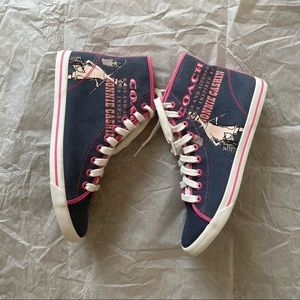 Coach Ariane Bonnie Cashin High Top Sneakers
